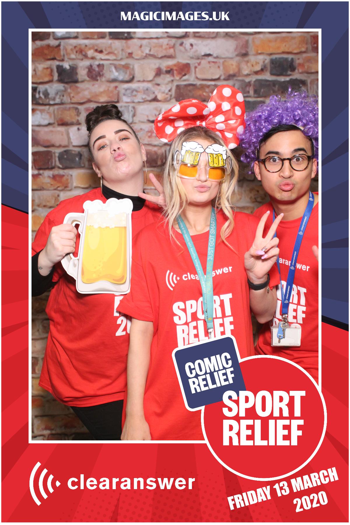 Clear Answer Sport Relief | View more photos from the event at gallery.magicimages.uk/u/MagicImages/Clear-Answer-Sport-Relief